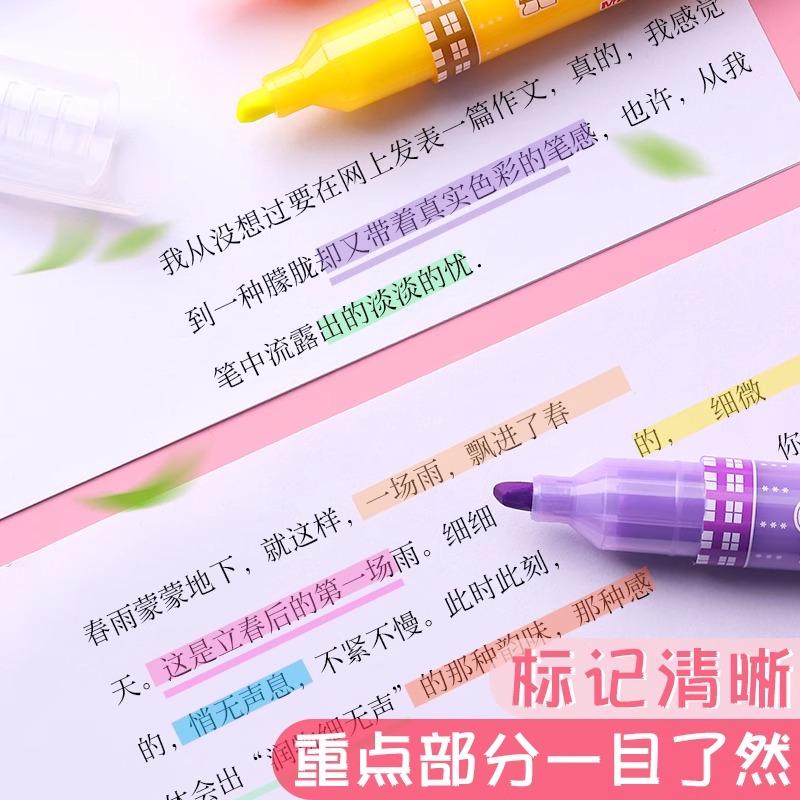 M&G High Capacity Highlighter, Slant Tip Highlighter Marker with Scent for Students and Offices