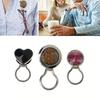 Magnetyczny Metalowy Uchwyt na Odznakę Okularową Uchwyt na Okulary do Czytania Okulary Przeciwsłoneczne Bezpieczne Broszki Okrągłe Serce Kryształowe Broszki