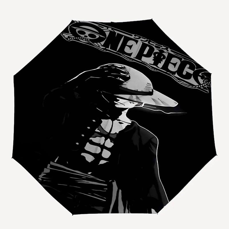 1pc ONE PIECE Automatic Open/Close Umbrella with 8 Rib Windproof Canopy,Compact & Portable Travel Umbrella,10326
