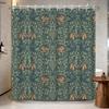 Boho Shower Curtain  - Celestial Moon & Botanical Vine Print Waterproof Bathroom Curtain with Rust-Proof Hooks Included,Bohemian