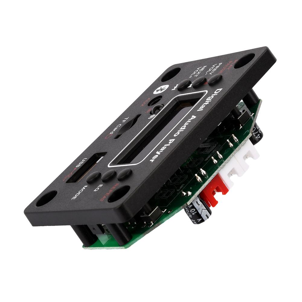 12V Wireless Bluetooth 5.0 MP3 WMA Decoder Board Car Audio USB TF FM Radio Module Color Screen MP3 Player with Remote Control