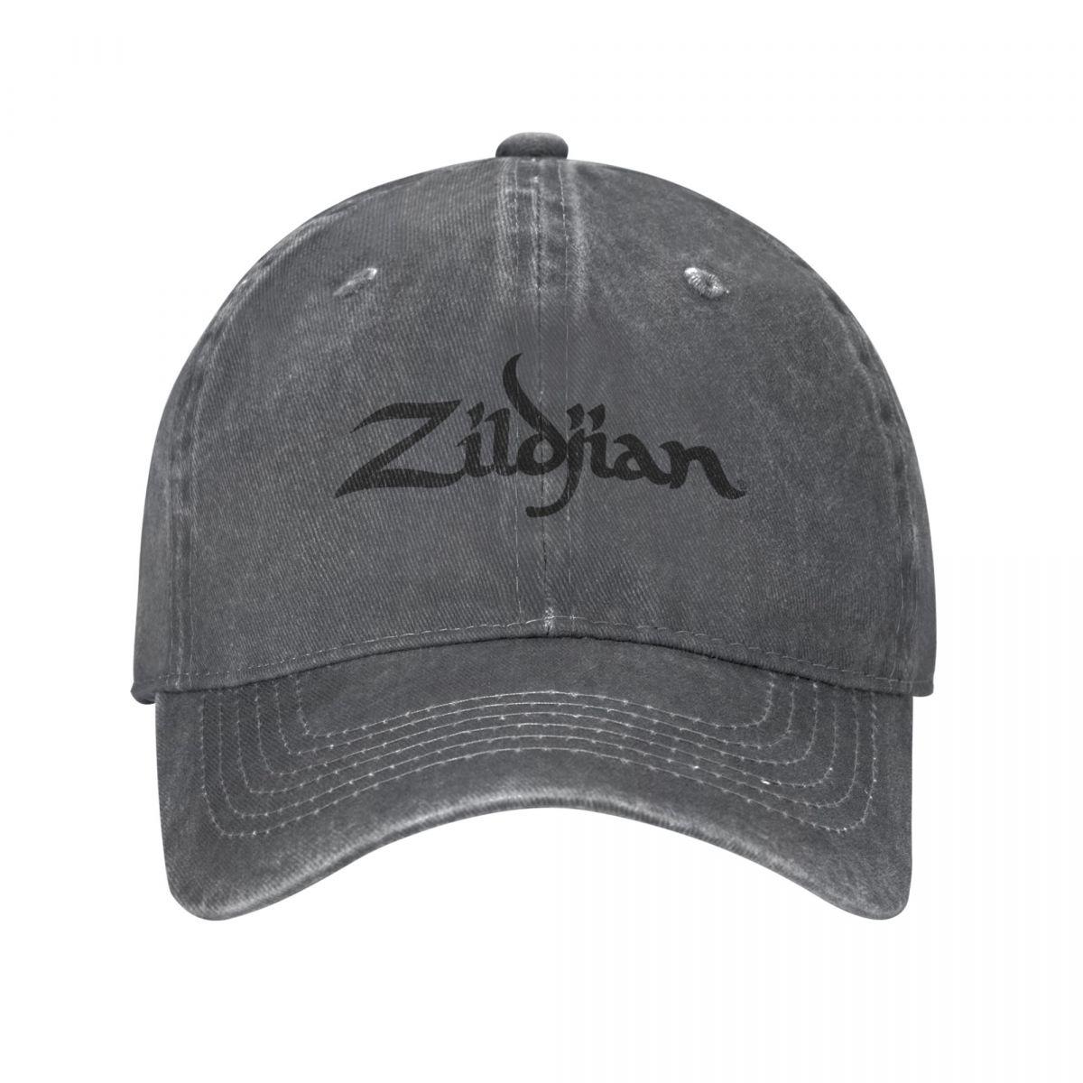 Zildjian дальнобойщики шляпы аксессуары ретро потертая джинсовая кепка Snapback для унисекс стиль регулируемая One Size