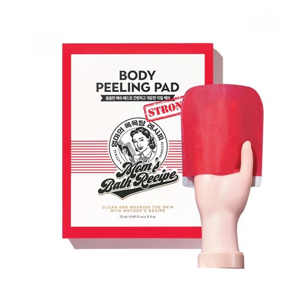 Mom S Bath Recipe Body Peeling Pad Strong 8 SheetS