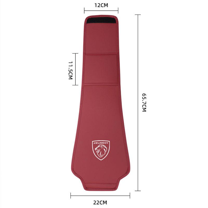 2Pcs Car Seat Headrest Pillow Protector Cover Accessories For Peugeot 206 307 308 207 3008 208 407 508 KKM 2008 5008 301 406 408 607
