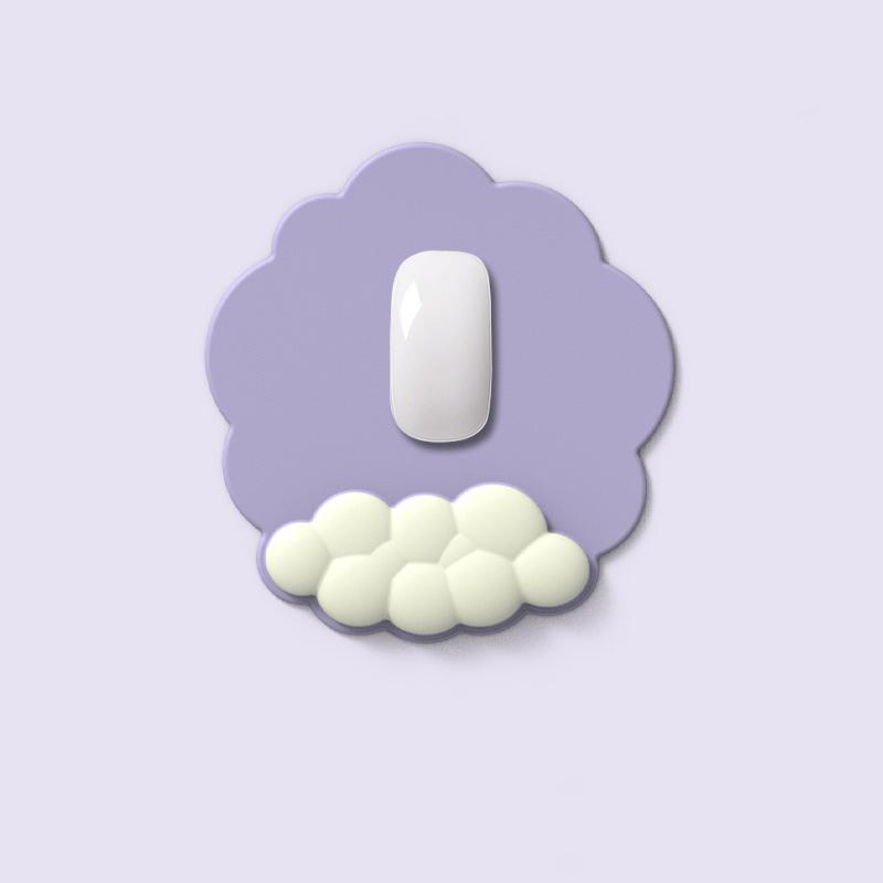 Mouse Pad Cloud Gradient Keyboard Hand Silicone Hand Pad Notebook Desktop Office Anti-skid Pad