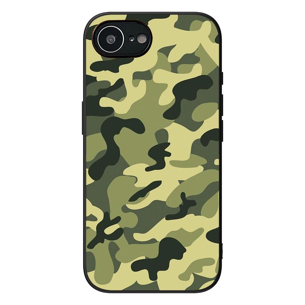 Camo Military Army Camouflage Pattern Phone Case for Apple iPhone 16 17 Air 14 15 Pro Max Plus 16+ 16E 14+ ProMax Soft Cover