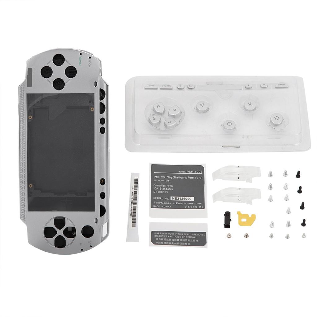 For PSP 1000 Replacement Shell Case Cover Replacement Full Shell Housing Set with Buttons Kit For PSP 1000 Replacement Shell