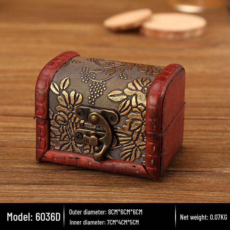 European Vintage Small Jewelry Storage and Gift Box