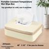 Intelligent Heating Container Box For Baby Wet Wipes Feature 3 Heating Modes and Compact Travel Daily Use