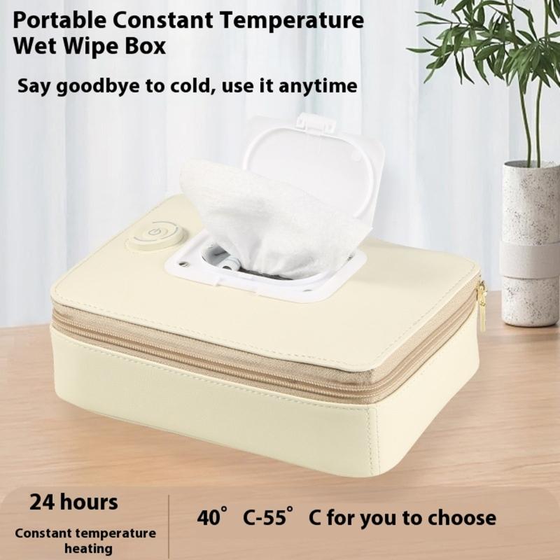 Intelligent Heating Container Box For Baby Wet Wipes Feature 3 Heating Modes and Compact Travel Daily Use