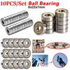 10Pcs 608ZZ Deep Groove Ball Bearing Single Row Miniature Bearing 8x22x7mm Ball Bearings for Skateboards Inline Skates Scooters