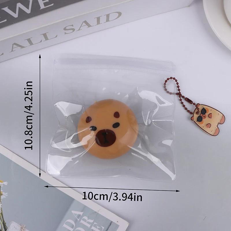 Non-Toxic Capybara Squishy Toy Slow Rebound Cute Brown Bear Animal Stress Relief Fidget Sensory Toys For Kids Adults Decompression Gift
