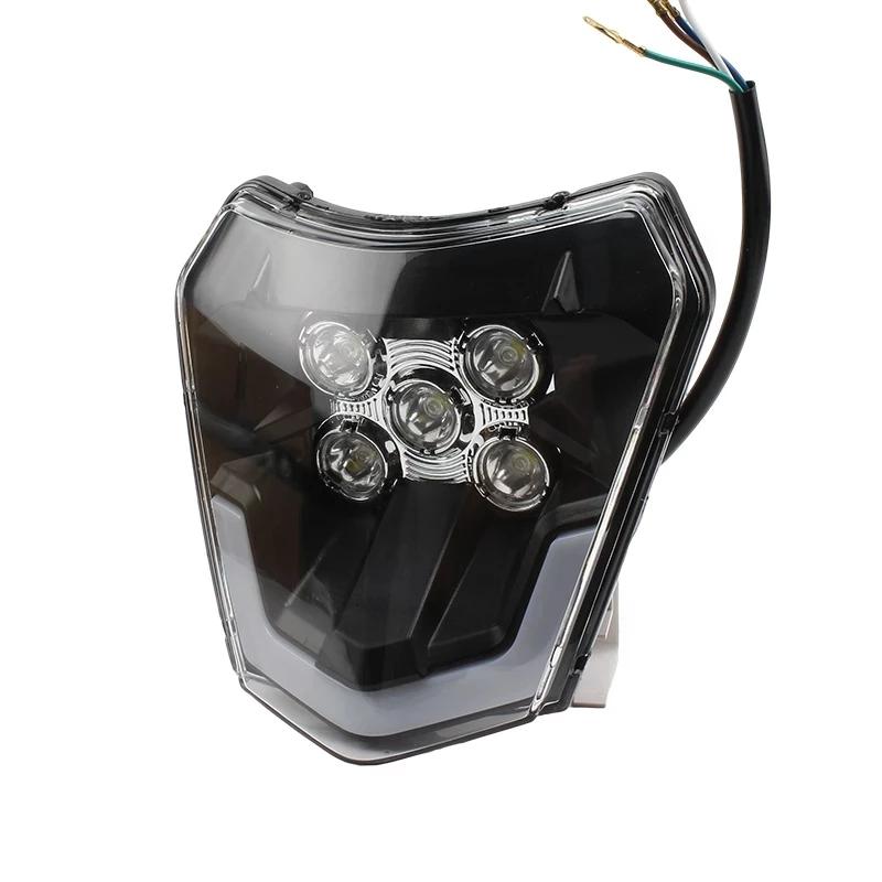 Motorcycle Headlight Plate for KTM Mask EXC XC SX XCW SXF EXCF 125 To 500 2020-2023 Supermoto Dirt Bike Enduro Front Headlamp