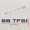 3D ABS Car Lettes Logo 50 TFSI 55 TFSI Badge Rear Trunk Sticker Decals For  Audi A7 A8 Q7 Q8 RS7 RS8 SQ7 SQ8 S7 S8 Accessories
