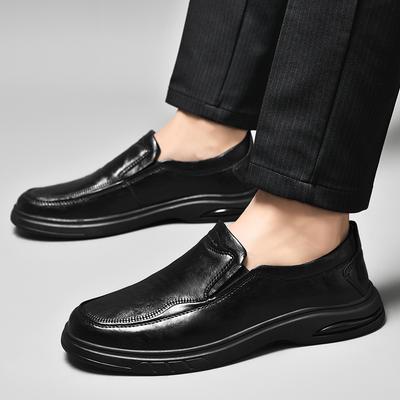 Mode Echtes Leder Slipper Herren Casual Oxfords Schuhe Outdoor Herren Slip-on Walking Schuhe Neue Herren Loafer Handgefertigt Herren Flats