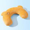 Cat Pillow for Indoor Cats Soft Fluffy Cat Calming Pillow Half Donut