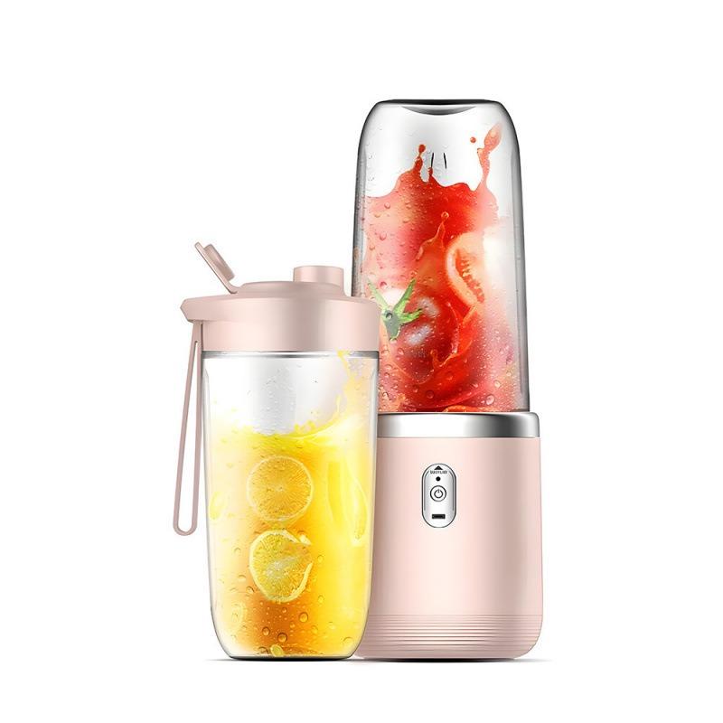 Extrator de Suco - Copo Pequeno Portátil para Suco - Adequado para Estudantes e Uso Doméstico - Liquidificador Recarregável Multifuncional para Fazer Suco