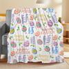 1pc Easter Background Decor Pattern Blanket Home Daily Use Sofa Blanket Small Throw Blanket Nap Blanket Shawl Blanket Ideal Gift