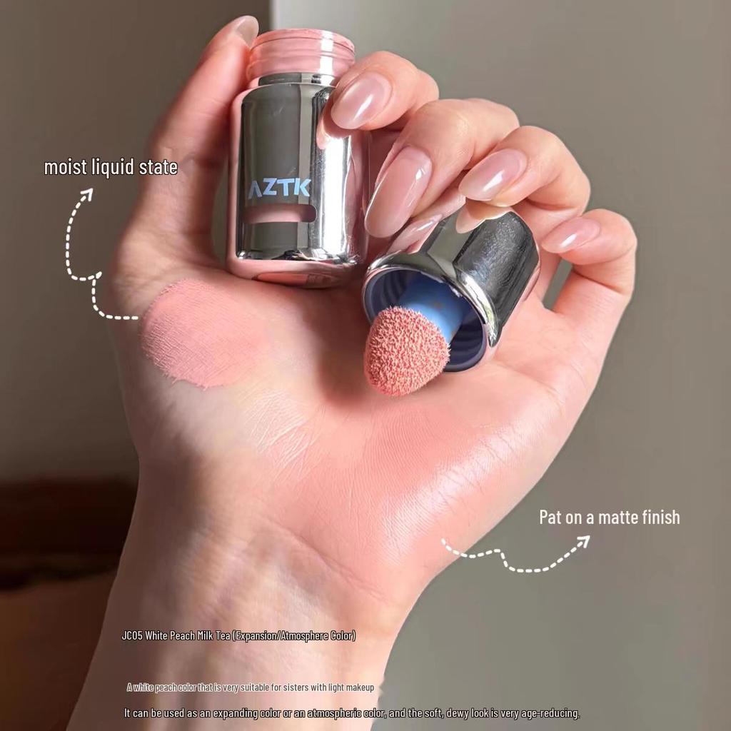 AZTK Vloeibare Blusher & Highlighter: Natuurlijke Matte Huidverbeteraar Crème