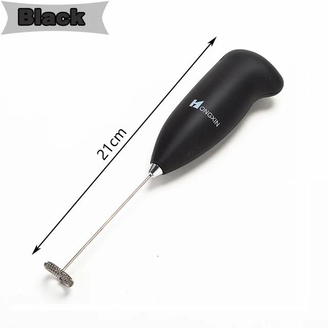 

Новый мини-электрический вспениватель молока, креативный венчик для кухни из нержавеющей стали, венчик для кофе и молока, автоматический миксер для сухого молока, бытовой чёрный