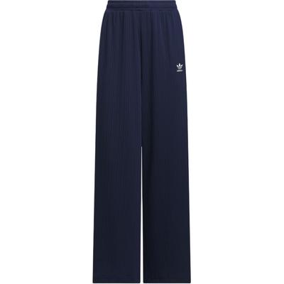 Originals SS25 Pantaloni Sport Tricotați cu Dungi Moi Confortabili Prietenoși cu Pielea Versatili Femei Partea de Jos Albastru Închis KB8948