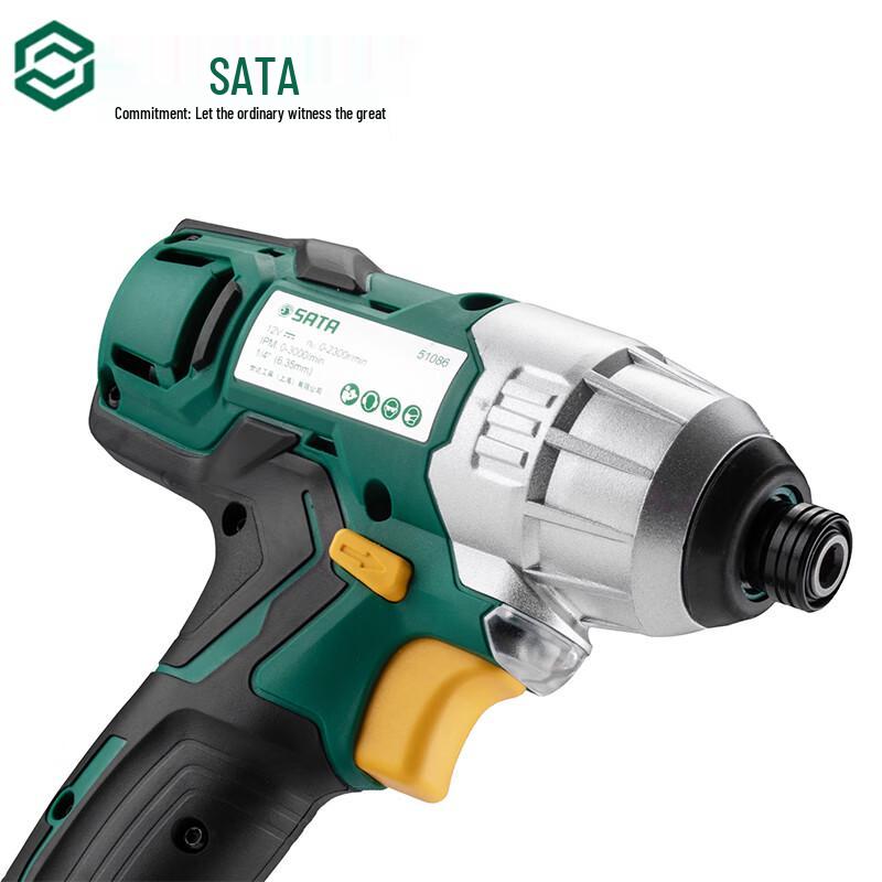 SATA J-Series 12V Lithium-ion Impact Driver/Screwdriver CN Plug (adapter Included)
