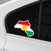 خريطة أكراد كردستان ملصقات إبداعية نافذة سيارة جانبية دراجة نارية خريطة علم ملصقات فينيل زينة هيكل سيارة ملصقات إكسسوارات