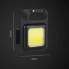 Super Bright MINI COB Keychain Flashlight Charging Lamp Camping Lights with Magnet 4 Lighting Modes for Camping Home