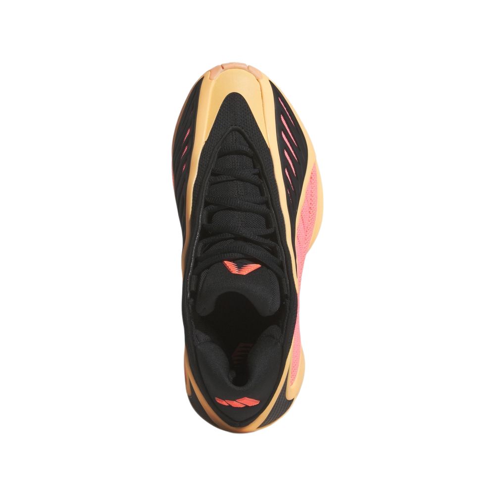 Adidas AE2 Slip Resistant Abrasion Resistant Low top Children's Basketball Shoes Orange/Black Teenagers JS3515