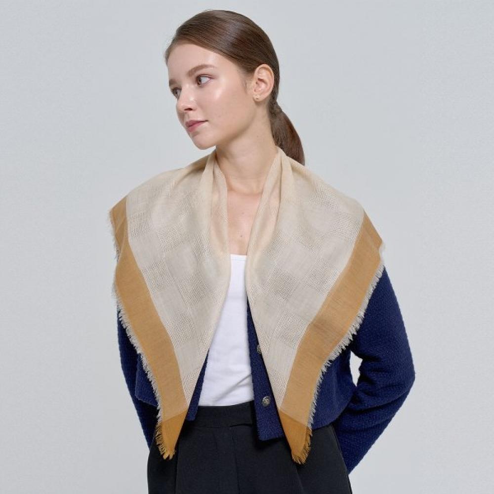 Dal Air Cashmere Scarf Ivory Nobles