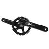 42T Cycling Crank Set Hollow Integrated 170mm Cycling Chainring Crankset for Road Cycles Upgrade