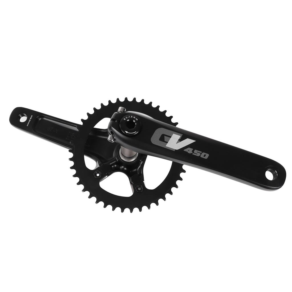 42T Cycling Crank Set Hollow Integrated 170mm Cycling Chainring Crankset for Road Cycles Upgrade