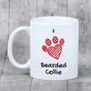 Bearded Collie, Highland Collie, Mountain Collie - cup with a dog, cute cup with graphics, a gift with your photo from the Art-Dog brand