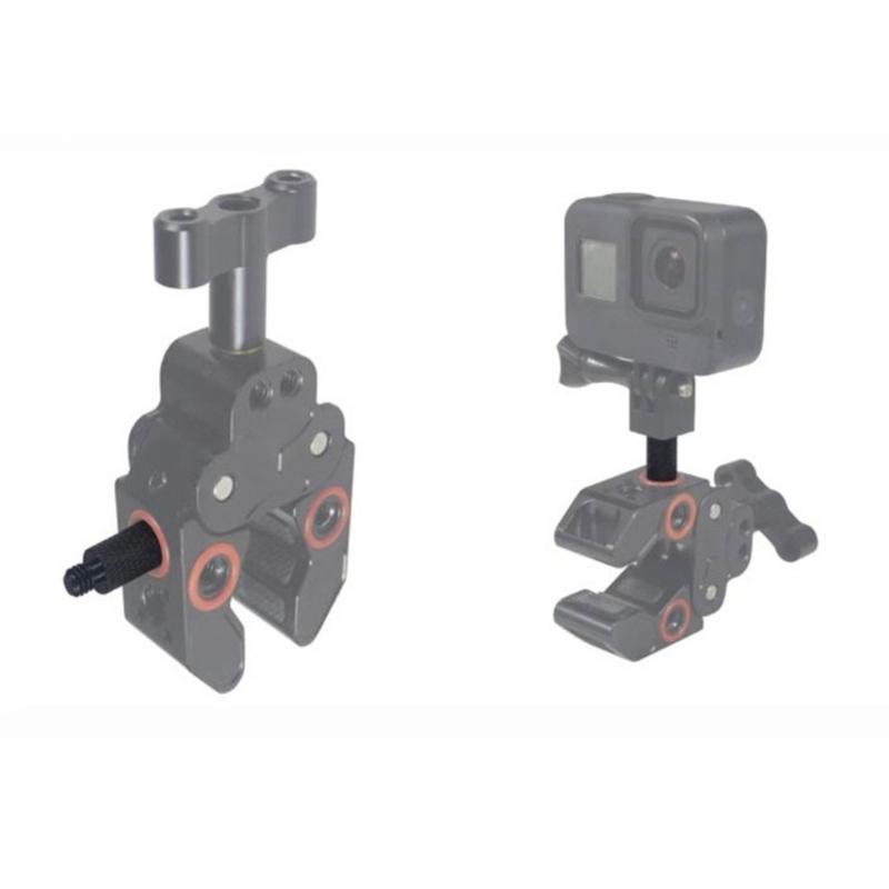 Multipurpose Aluminum 1/4'' Tripod Screw Adapter For Secure Camera Mounting And Height Adjustment