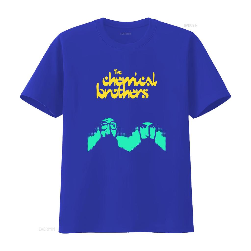 The Chemical Brothers T Shirt Retro Design High Quality Print Perfect for Fans Vintage Washed Versatile Graphic Slightly