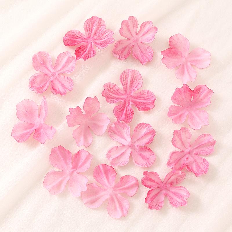 20/50Pcs Artificial Flowers 4.5CM Fake Flower Petal for Home Decor Wedding Decoration DIY Craft Gift Costume Ornament Accessory
