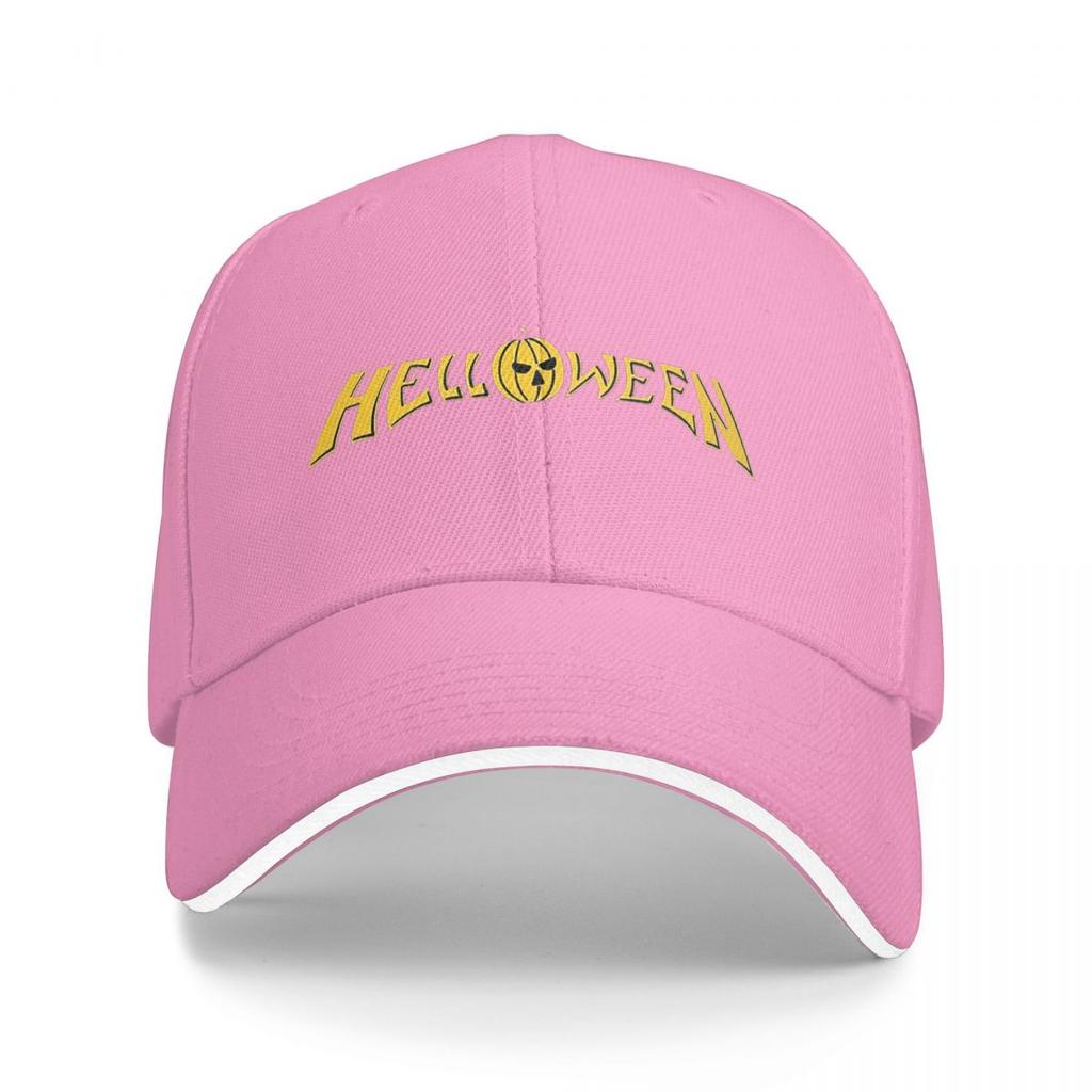Helloween Logo Kapuce Snapback Baseballové Čepice Prodyšné Ležérní Čepice Venkovní pro Muže a Ženy
