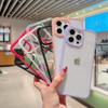 Candy Color Bumper Transparent Phone Case For iPhone 16 15 14 13 11 12 Pro Max Mini XR XS X 7 8 Plus SE Clear Hard Acrylic Cover