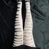High Fashionable Letter Print Pantyhose Breathable Design For Active Women