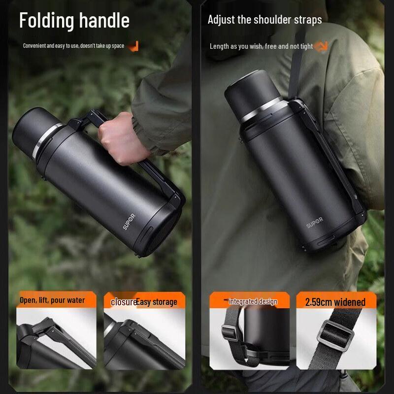 SUPOR 1.5L 304 Stainless Steel 72H Insulated Thermos