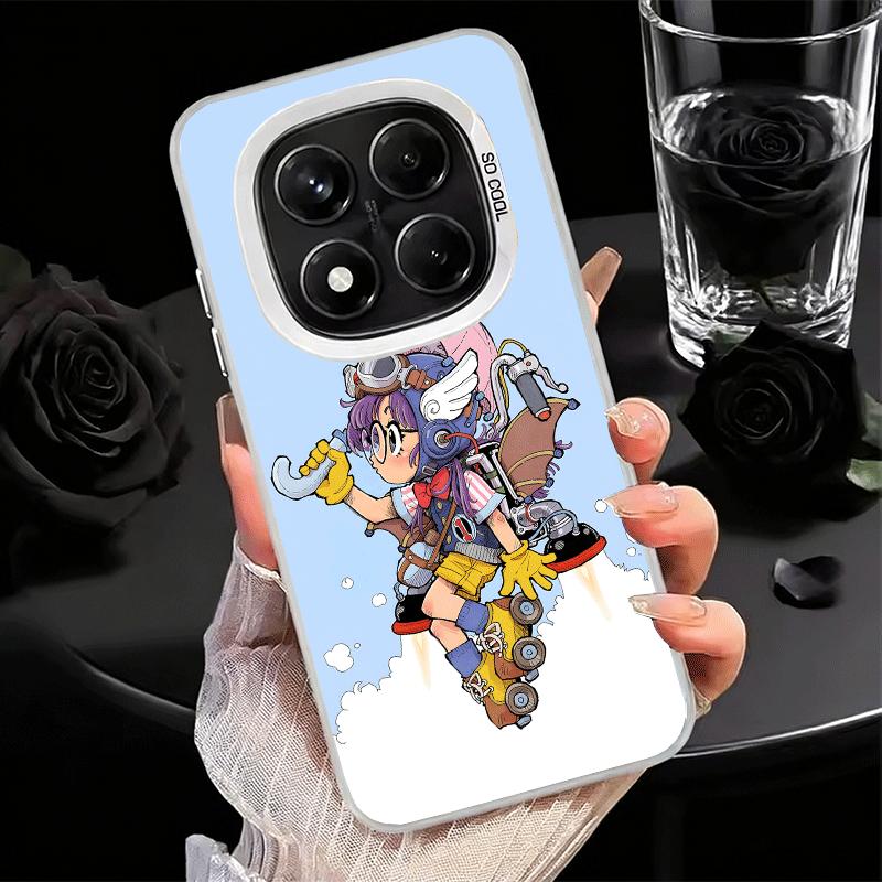 Arale S-Slump Anime Soft Phone Case for Xiaomi Redmi Note 13 14 15 Pro Plus 12S 12 11S 11 11T 10S 10 Shockproof Cover Back Shell