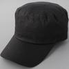 AVIREX Custom Number Embroidery Military Work Cap 2 Sizes XL Big Size Hat Deep Men's Big Size 62cm Golf Cap (JP, Alphabet, M, Black X Black)