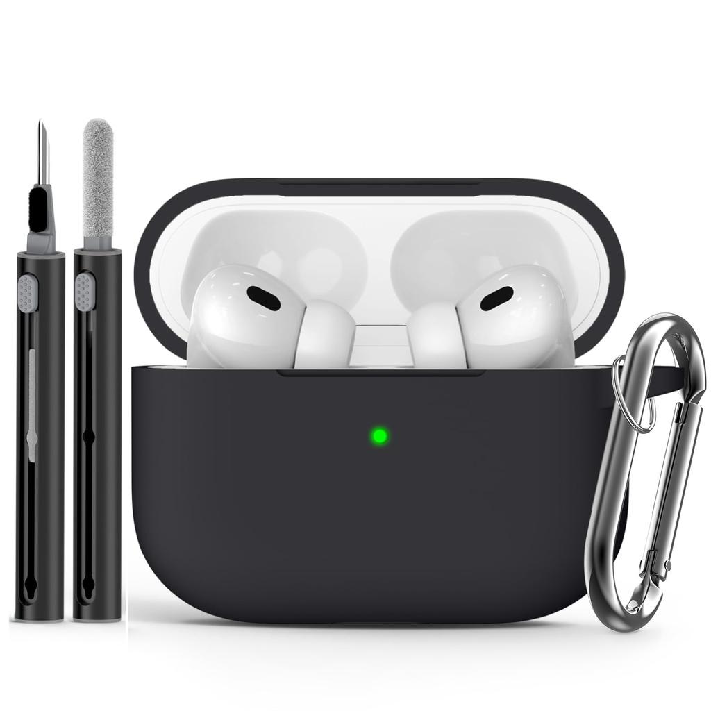 Für AirPods Pro 3. Generation Hülle Neue Weiche Silikonhülle für AirPods Pro 3 Schutzhülle mit Reinigungsset für AirPods Pro 3