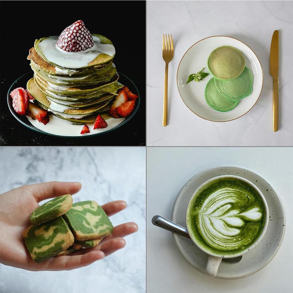 BTtime 4-Piece Tea Ceremony Utensil Set (Hyakuhontate) - Includes Bamboo Chasen, Chashaku, Matcha Powder Whisk, and Matcha Powder Sifter (Chasen +