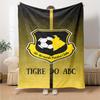 São Bernardo FC Print Flannel Blanket High Quality Warm Comfortable Cover for All Seasons Perfect for Gifts Home Decor