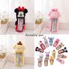 Cute Japanese Star Sailor Moon Plush Pen Holder Pencil Case For Girls' Stationery Storage, Transparent Gift Bag