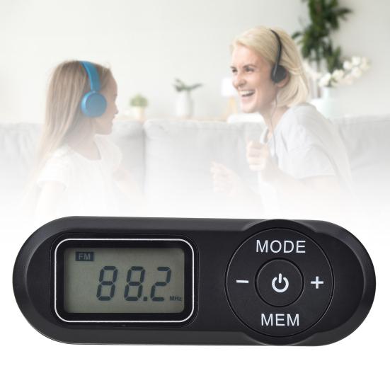 HRD-727 DSP FM Mini Design ABS Radio Portable Retro Digital Display Radio