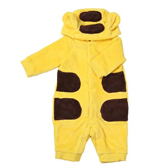 Fleece hooded coverall 80cm [Tiger] [Tiger]