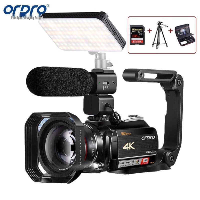 

ORDRO AC5 4K DV Camcorder with 12x Optical Zoom and 5-Axis Stabilization (CN version)