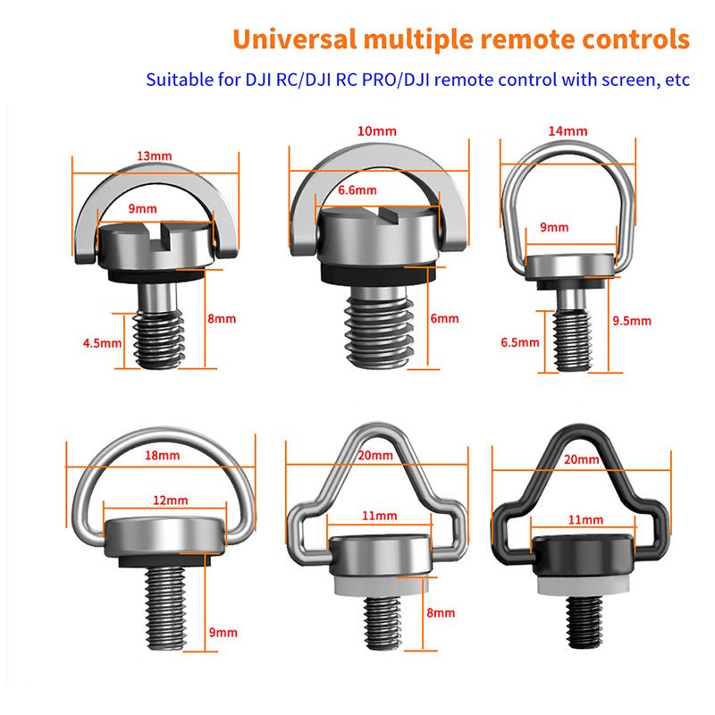M4 Hand-Tightened Drone Quick Release Remote Control Screw Shoulder Strap Lanyard Screw Drone Accessories Suitable For Dji